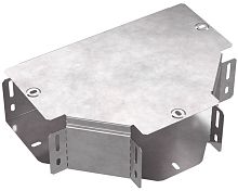 Тройник для лотка горизонтальный с крышкой Промрукав Стандарт 150х100 картинка